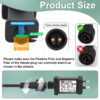 Power Adapter for CZJUTAI JT-EL/FC4.5V3.6W-IP20 Christmas Lighting with a 3M Cable and 1-click button switch on power cord. [A23W] - Image 3