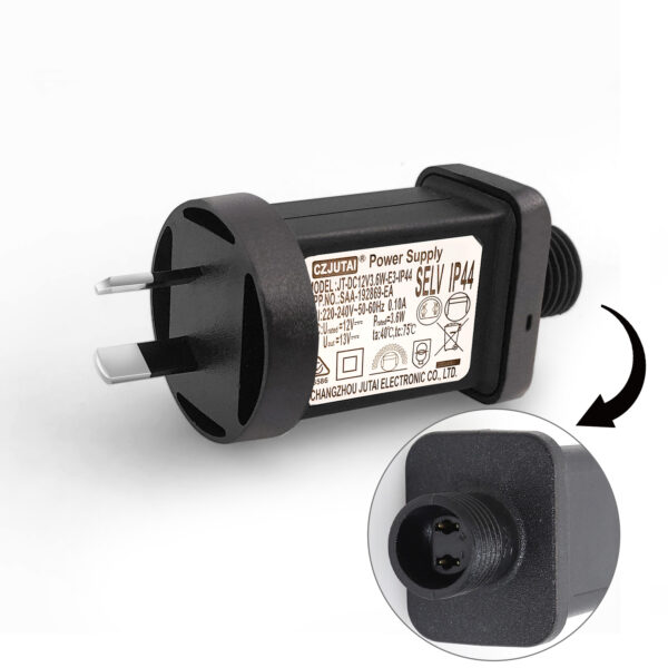 Power Supply for CZJUTAI JT-DC12V 3.6W Christmas Lighting, IP44 [A336]