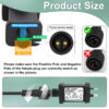 CZJUTAI JT-DC12V 24W-IP44 Christmas Lighting with a 3M Cable and 1-Click Button Switch on Power Cord[A3SW] - Image 3