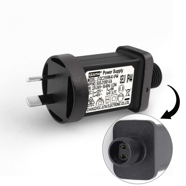 Power Supply CZJUTAI JT-DC31V9W /7.2W /6W /4.5W /3.6W for Christmas Lighting, String Light, Projector Light, Lawn Lamp, Inflatable Device, [A590]