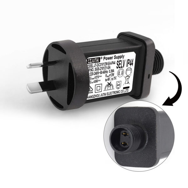 Power Supply for CZJUTAI JT-DC31V12W /9W /7.2W /6W /4.5W /3.6W-IP44 Christmas Lighting [A5T2]