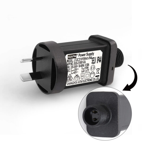 Power Supply for CZJUTAI JT-DC31V15W Christmas Lighting, IP44 Level Water Proof [A5T5]