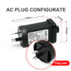 Power Supply Adapter for CZJUTAI JT-DC12V12W /9W /7.2W /6W /4.5W /3.6W, 12V 1A, 12W, AU 2PIN, Compatible with Low Voltage LED Devices - Image 4