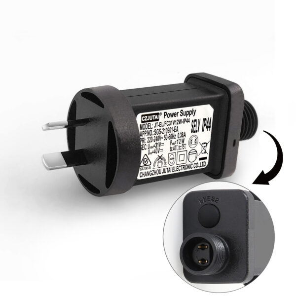 Power Supply for CZJUTAI JT-EL/FC 31V 12W /9W /7.2W /6W /4.5W /3.6W -IP44 Christmas Lighting, 8 Modes, Memory Multi Function Control Box [C5T2]