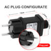CZJUTAI IP44 Christmas Lighting Power Supply with Plug - European Plug (Screw Base - Constant On - DC12V12W) [E3T2] - Image 4
