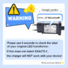 CZJUTAI IP44 LED Transformer Power Supply for Christmas Lighting with Plug - European Plug (Single Round Hole Tip - Constant On -DC12V 12W)[F3T2] - Image 4