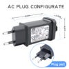CZJUTAI IP44 LED Transformer Power Supply for Christmas Lighting with Plug - European Plug (Single Round Hole Tip - Constant On -DC12V 12W)[F3T2] - Image 5