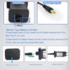 CZJUTAI IP44 LED Transformer Power Supply for Christmas Lighting with Plug - European Plug (Single Round Hole Tip - Constant On -DC12V 12W)[F3T2] - Image 7