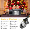 31V 6W Transformer for CZJUTAI JT-EL/FC31V6W - 8 Modes, Memory & 6 Hour Timer, IP44 for Christmas Lights, Light Nets, Ice Cubes [G56T] - Image 2