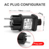 CZJUTAI IP44 LED Transformer Power Supply for Christmas Lighting with Plug - European Plug (Screw Base - Switched Mode - EL/FC31V15W)[G5T5] - Image 2