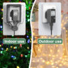31V Transformer Plug 8 Lighting Modes, Memory Function, 6-Hour Timer, Waterproof Power Supply Adapter for Christmas Lights - Image 5