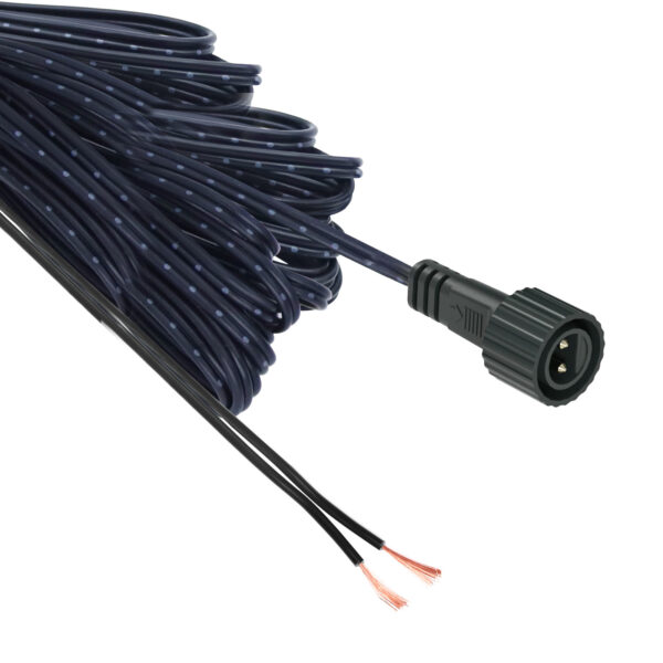 Replacement 3M LED Power Wire Lead for CZJUTAI LED power transformers - Waterproof Screw Type DC 2 Pin Connector [LE04]