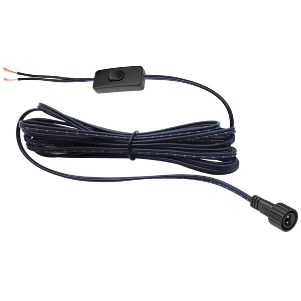 Replacement 3M LED Power Wire Lead for CZJUTAI LED Power Transformers - Waterproof Screw Type DC 2 Pin Connector [LEWB]