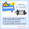 Power Adapter for CZJUTAI JT-DC3.5V3.6W Christmas Lighting Screw Socket(Single-mode) 3.5V3.6W[U136] - Image 4