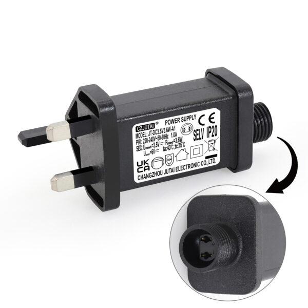 Power Adapter for CZJUTAI JT-DC3.5V3.6W Christmas Lighting Screw Socket(Single-mode) 3.5V3.6W[U136]