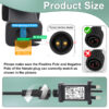 Power Adapter for CZJUTAI JT-DC12V 24W Christmas Lighting With a 3M Cable and 1-Click Button Switch On Power Cord. [U3SW] - Image 3