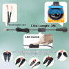 Power Adapter for CZJUTAI JT-DC12V 20W Christmas Lighting with a 3M Cable and 1-click button switch on power cord [U3TW] - Image 2