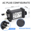 Power Adapter for CZJUTAI JT-DC 24V6W /4.5W /3.6W-IP20 Christmas Lighting ScrewSocket(Single-mode) [U460] - Image 2