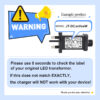 Power Adapter for CZJUTAI JT-DC 24V6W /4.5W /3.6W-IP20 Christmas Lighting ScrewSocket(Single-mode) [U460] - Image 3