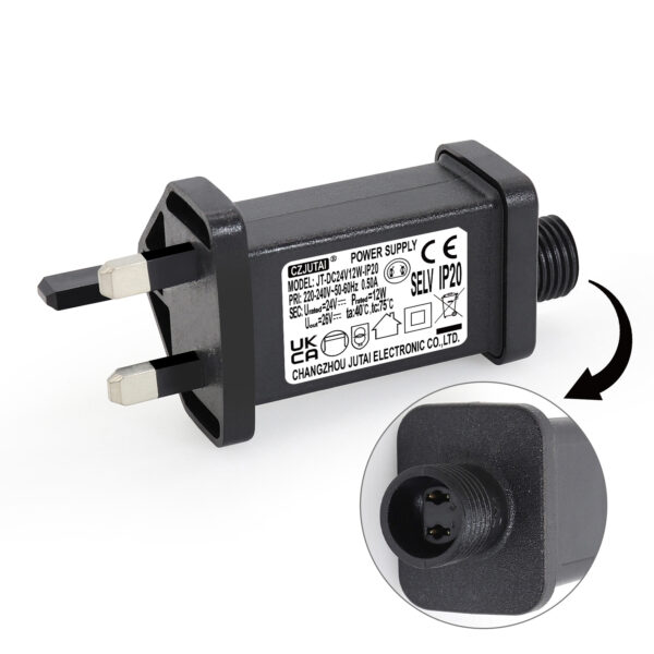 Power Adapter for CZJUTAI JT-DC24V12W /9W /7.2W /6W /4.5W /3.6W-IP20 Christmas Lighting [U4T2]