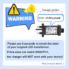 Power Adapter for CZJUTAI JT-DC 31V6W /4.5W /3.6W-IP20 Christmas Lighting (ScrewSocket(Single-mode) [U560] - Image 4