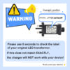 Power Adapter for CZJUTAI JT-DC31V7.2W Christmas Lighting [U572] - Image 4