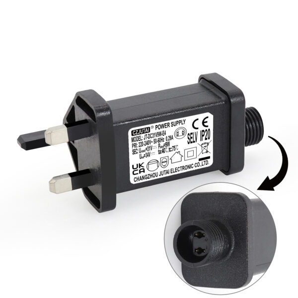 Power Adapter for CZJUTAI JT-DC31V9W /6W /4.5W /3.6W-IP20 Christmas Lighting (ScrewSocket(Single-mode) [U590]