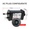 Power Adapter for CZJUTAI JT-DC31V24W /15W /12W /9W IP20 Christmas Lighting (ScrewSocket(Single-mode) [U5S4] - Image 2