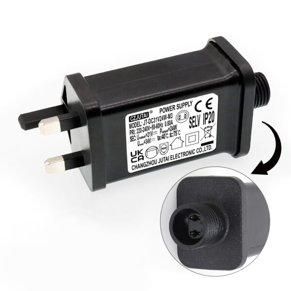 Power Adapter for CZJUTAI JT-DC31V24W /15W /12W /9W IP20 Christmas Lighting (ScrewSocket(Single-mode) [U5S4]