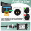 Power Adapter for CZJUTAI JT-DC31V24W /15W /12W /9W IP20 Christmas Lighting With a 3M Cable and 1-Click Button Switch On Power Cord [U5SW] - Image 3