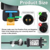 Power Adapter for CZJUTAI JT-DC-31V15W /12W /9W /7.2W /6W /4.5W /3.6W-IP20 With a 3M Cable and 1-Click Button Switch On Power Cord [U5TX] - Image 3