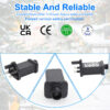 Power Adapter for CZJUTAI JT-DC36V3.6W-IP20 Christmas Lighting Screw Socket(Single-mode) 36V3.6W) - Image 4