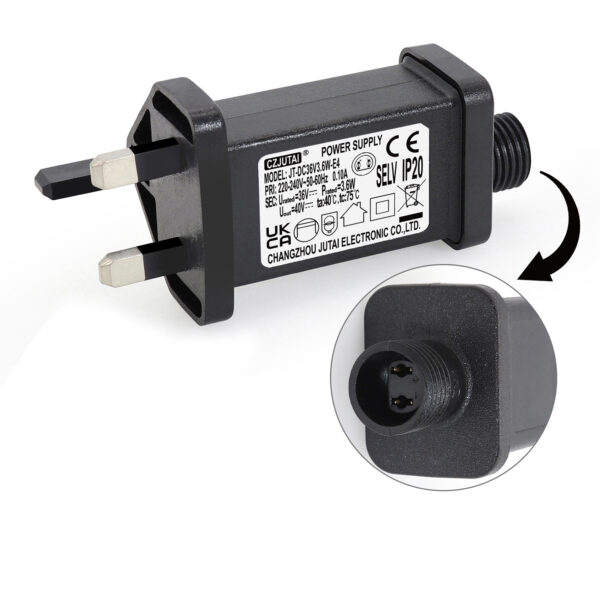 Power Adapter for CZJUTAI JT-DC36V3.6W-IP20 Christmas Lighting Screw Socket(Single-mode) 36V3.6W)