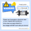 Power Adapter for CZJUTAI JT-DC 36V15W /12W /9W /7.2W /6W /4.5W /3.6W-IP20 Christmas Lighting (ScrewSocket(Single-mode) [U7T5] - Image 3