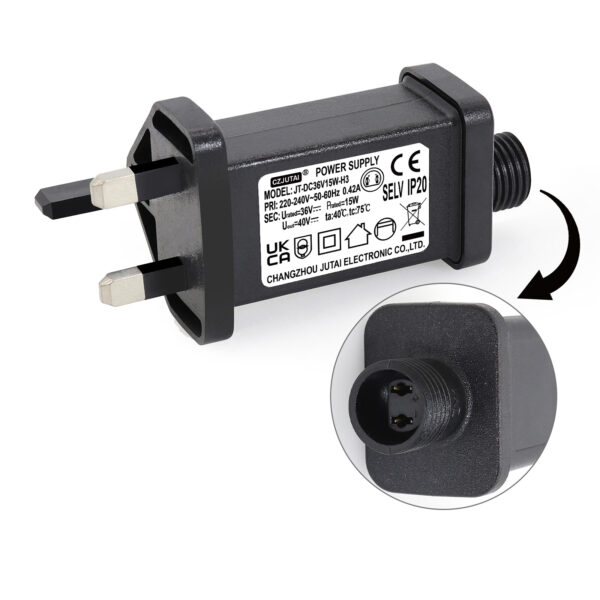 Power Adapter for CZJUTAI JT-DC 36V15W /12W /9W /7.2W /6W /4.5W /3.6W-IP20 Christmas Lighting (ScrewSocket(Single-mode) [U7T5]