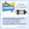 Power Adapter for CZJUTAI JT-DC 6V6W /4.5W /3.6W-IP20 Christmas Lighting (ScrewSocket(Single-mode) [UB60] - Image 3