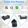 CZJUTAI JT-DC12V12W String Lights - Indoor-Outdoor Power Adapter, Illuminate Your Holidays [V3T2] - Image 2