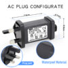 CZJUTAI JT-DC24V12W String Lights - Indoor-Outdoor Power Adapter, Illuminate Your Holidays [V4T2] - Image 2