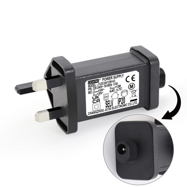 CZJUTAI JT-DC24V12W String Lights - Indoor-Outdoor Power Adapter, Illuminate Your Holidays [V4T2]
