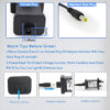Power Adapter for CZJUTAI JT-DC-31V15W /12W /9W /7.2W /6W /4.5W /3.6W-IP20 Christmas Lighting (DC Plug(Single-mode) [V5T5] - Image 5