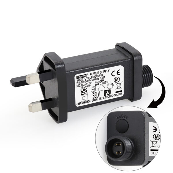 Power Adapter for CZJUTAI JT-EL/FC12V6W /4.5W /3.6W-IP20 Christmas Lighting (ScrewSocket(Switched-mode) [W360]