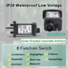 power adapter, 31V15W, multifunctional control buttons, AC power, equipped with multifunctional control buttons, there is a switch in the power cord.[W5TX] - Image 6