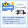 Power Adapter for CZJUTAI JT-EL/FC32V6W /3.6W-IP20 Christmas Lighting (ScrewSocket(Switched-mode) [W660] - Image 4