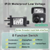 CZJUTAI JT-EL/FC36V12W /9W /6W /4.5W / with 8 Modes, Memory & 6 Hour Timer, with Multifunction Control Button with 1-Click Button Switch on Power Cord [W7KM] - Image 3