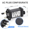 Power Adapter for CZJUTAI JT-EL/FC-36V12W /9W /7.2W /6W /4.5W /3.6W-IP20 Christmas Lighting, with Multifunction Control Button (ScrewSocket(Switched-mode) [W7T2] - Image 2