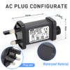 Power Adapter for CZJUTAI JT-EL/FC-36V15W /12W /9W /7.2W /6W /4.5W /3.6W-IP20 Christmas Lighting, with Multifunction Control Button 36V15W [W7T5] - Image 7