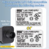 CZJUTAI JT-DC050V1000 5V1A JT-DC050V2000 JT-DC050V3000 IP44 Low Voltage LED Driver US CA Plug Replacement for String Light, Projector Light [X2T5] - Image 7