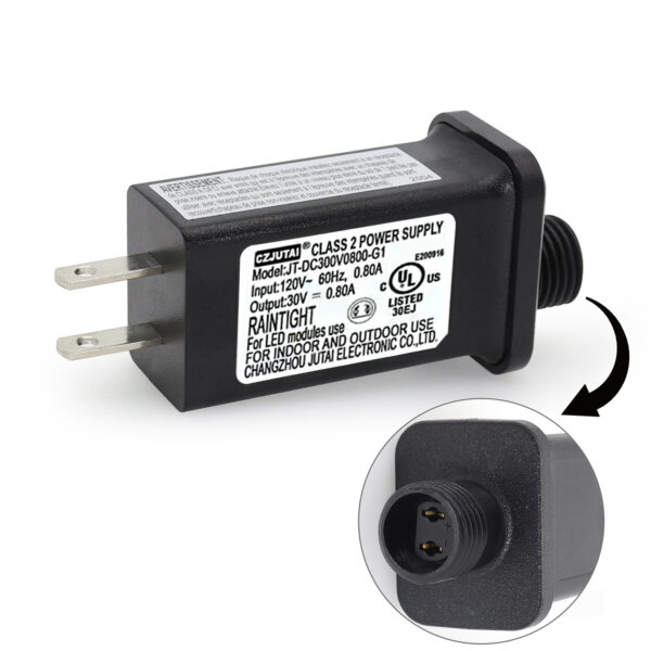 Power Supply,Transformer for CZJUTAI JT-DC300V0800-G IP44 30V24W /12W /9W /7.2W /6W /4.5W /3.6W for Christmas Lighting, String Light [X8S4]