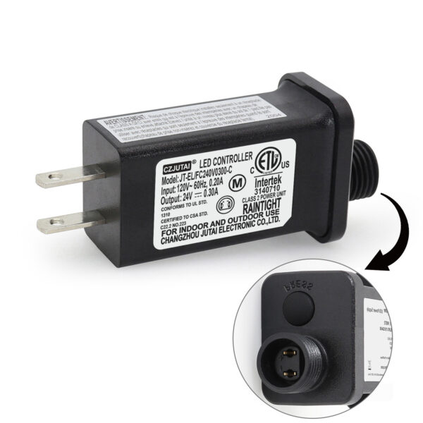 Power Supply for CZJUTAI JT-EL/FC240V0300-C 24V7.2W /6W /4.5W /3.6W for Christmas Lighting,String Light [Z472]