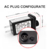 30V LED Controller Class 2 Power Supply, Low Voltage Transformer US Plug, Replacement for CZJUTAI JT-EL/FC300V0200-C Christmas Lighting,String Light [Z860] - Image 4